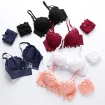 Romantic Floral Lace Lingerie Set - Image 3