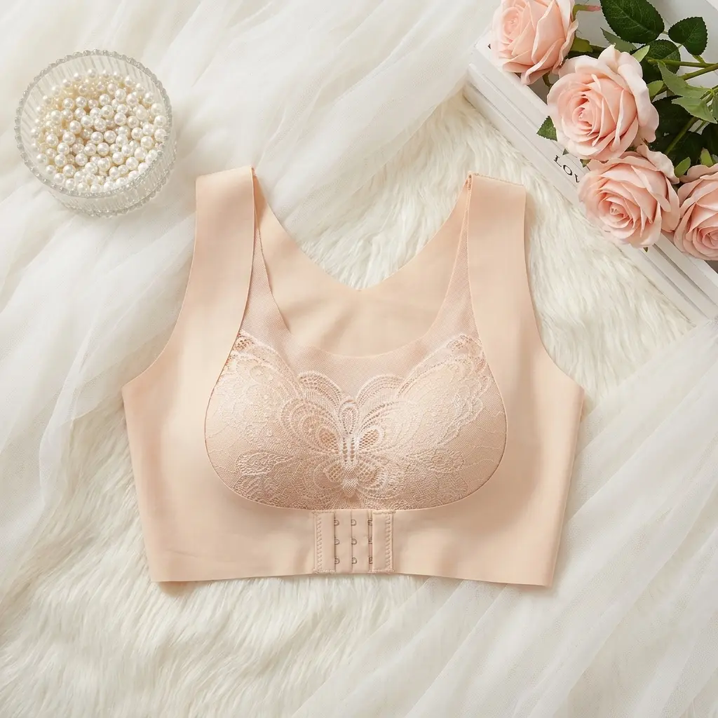 B100 (3) Butterfly Bra Skin Colour - Image 1