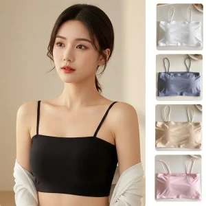 Seamless Padded Tube Bra