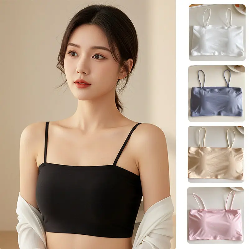 B302 (21) Seamless Padded Tube Bra - Image 1