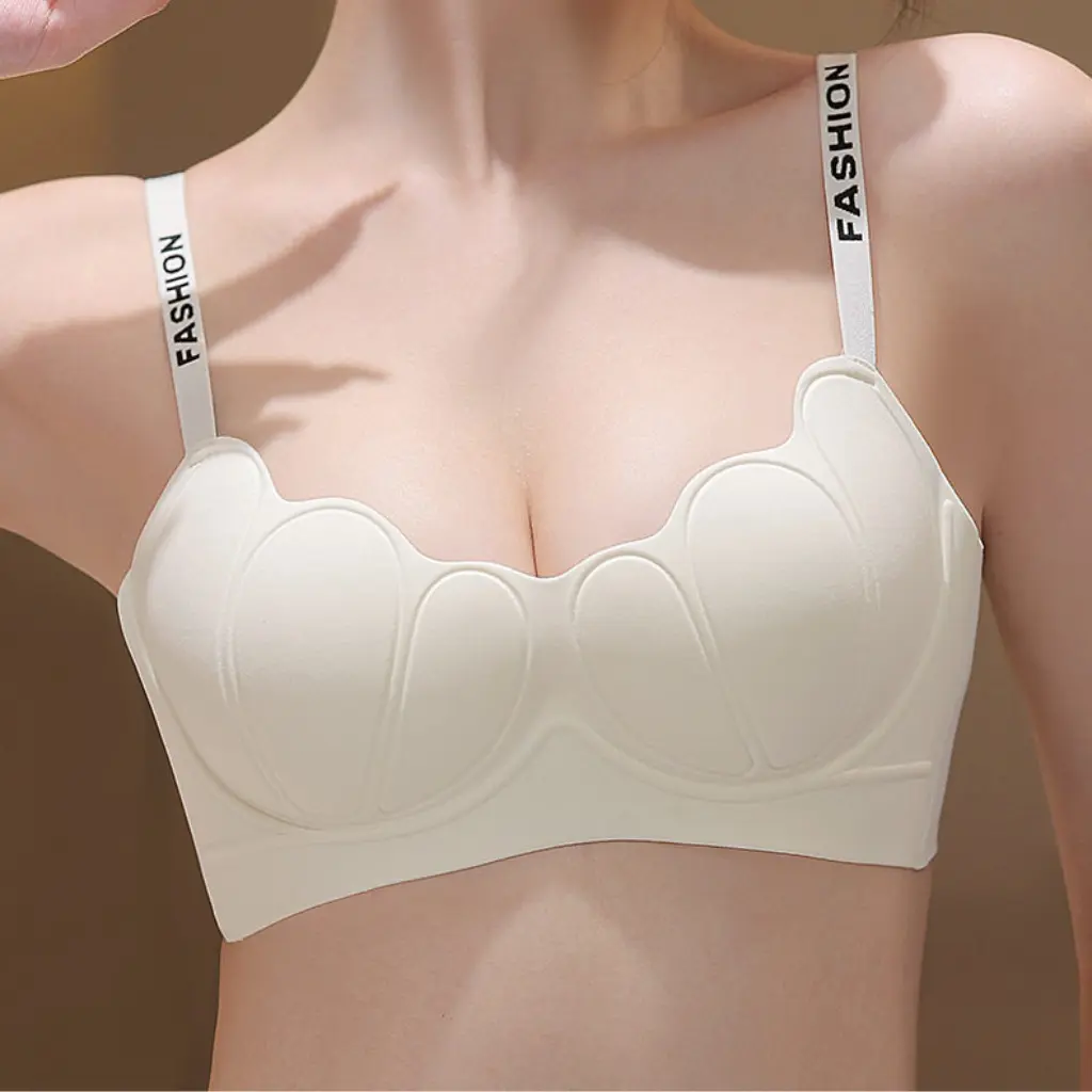 B403 (12) Shell Cup Seamless Push Up Bra - Image 1