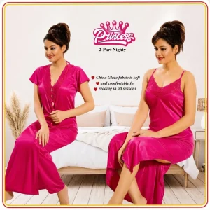 Premium 2-Part Satin Nighty Set