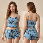 Butterfly Print Cami & Shorts Set - Image 7