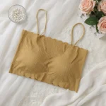 Korean Style Wavy Ribbed Bralette - Image 2
