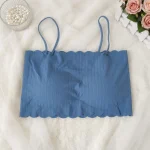 Korean Style Wavy Ribbed Bralette - Image 4