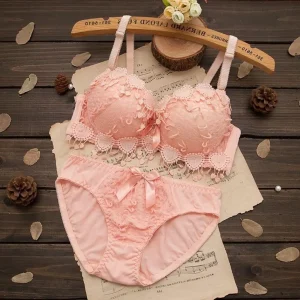 Romantic Floral Lace Lingerie Set
