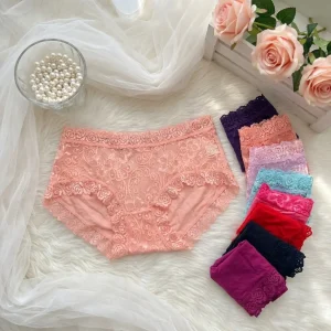 Floral Lace Viscose Panties