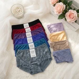Romantic Floral New Viscose Panty