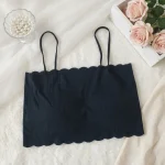 Korean Style Wavy Ribbed Bralette - Image 7