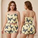 Butterfly Print Cami & Shorts Set - Image 2