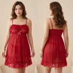 Baby Doll Mesh Net Nighty - Image 2