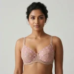 Floral Embroidered Sheer Bra - Image 6