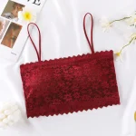 Floral Lace Strap Bra - Image 5