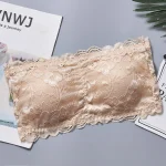 Strapless Lace Paded Bra - Image 3