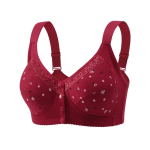 Front Button Bra Marron Colour